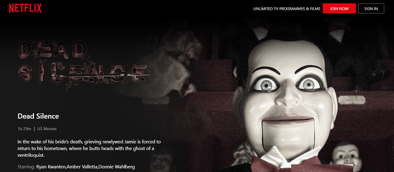 JAN23 Dead Silence: Top 10 Horror Movies on Netflix in Hindi Dubbed 2